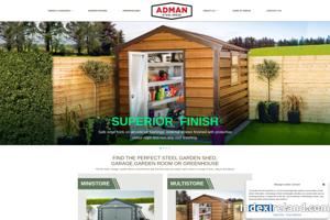 Visit Adman Steel Sheds website.