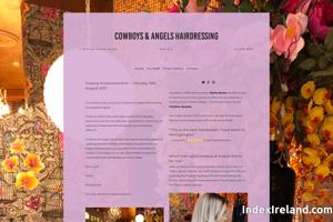 Visit Cowboys & Angels Hairdressing website.