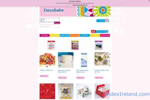 Visit Decobake - Cake Decorations website.