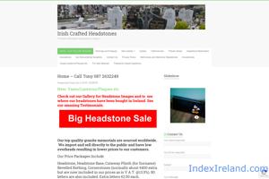 Visit Irish Crafted Headstones website.