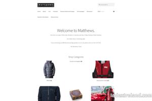 Visit Matthews of Cork website.