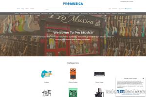 Visit ProMusica Music Shop website.