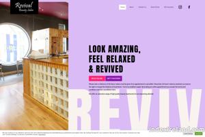 Visit Revival Beauty Salon website.