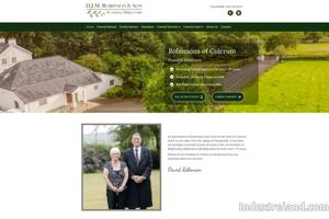 Visit D J M Robinson & Son Funeral Directors website.