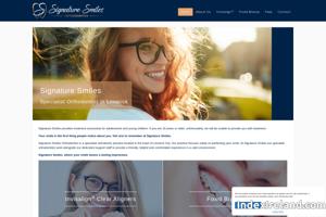 Visit (Limerick) Signature Smiles Orthodontics website.