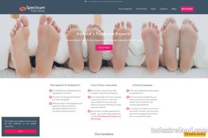 Visit Spectrum Foot Clinics website.