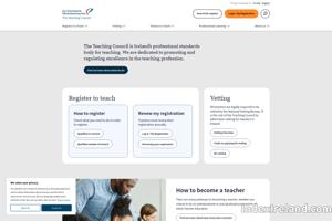 Visit Teaching Council website.